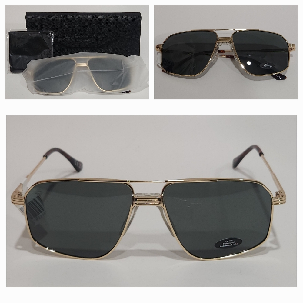 PRIVE REVAUX RICO, Rectangular, Men's Sunglasses